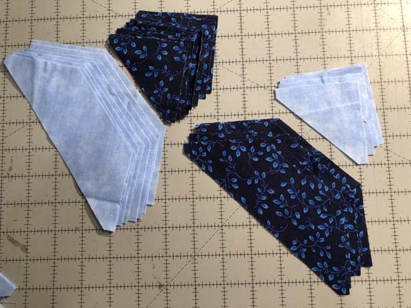 Snowflake Topper 8 Fortify Fabrics Lined Up