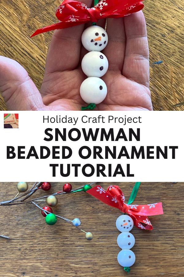 Snowman Ornament Tutorial | Needlepointers.com