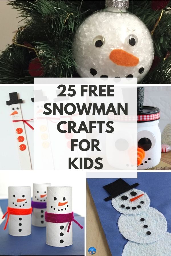 SNOWMAN CRAFTS FOR KIDS