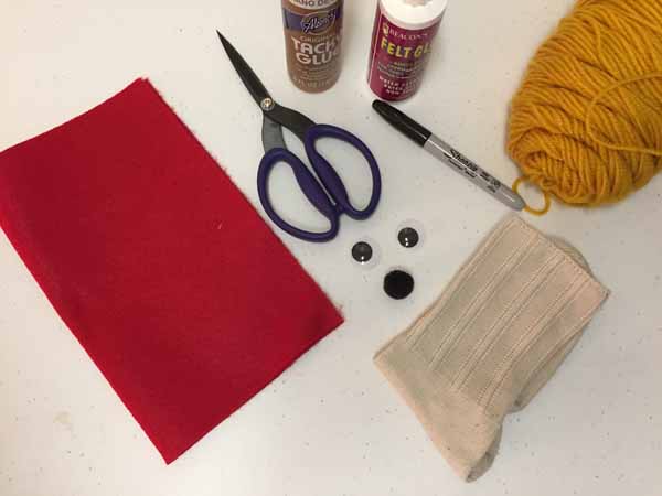 Sock Puppets - Supplies