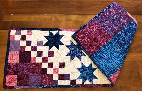 Southfields Table Runner Showing Back