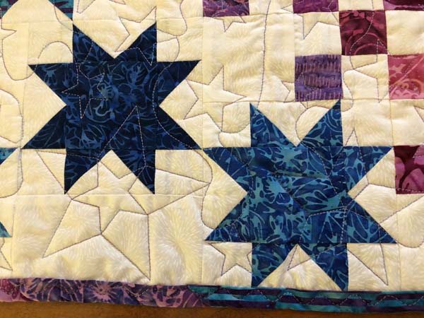 Southfields Table Runner Stars Close Up