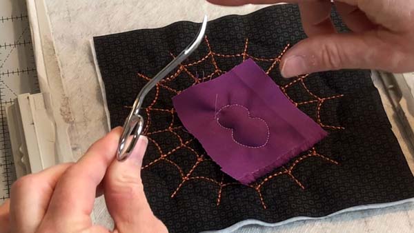 Spider Coasters 17 Curved Embroidery Scissors