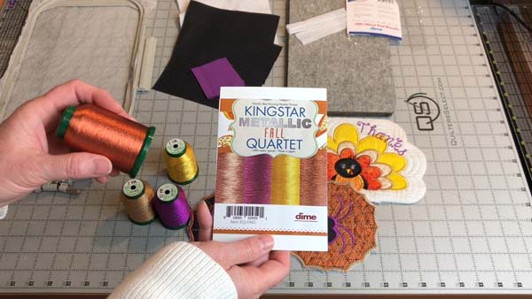 Kingstar Metallic Thread Holiday Quartet