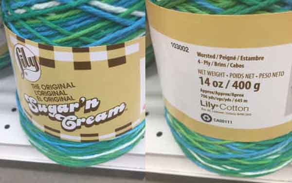 Spool Knit Rug Yarn Used