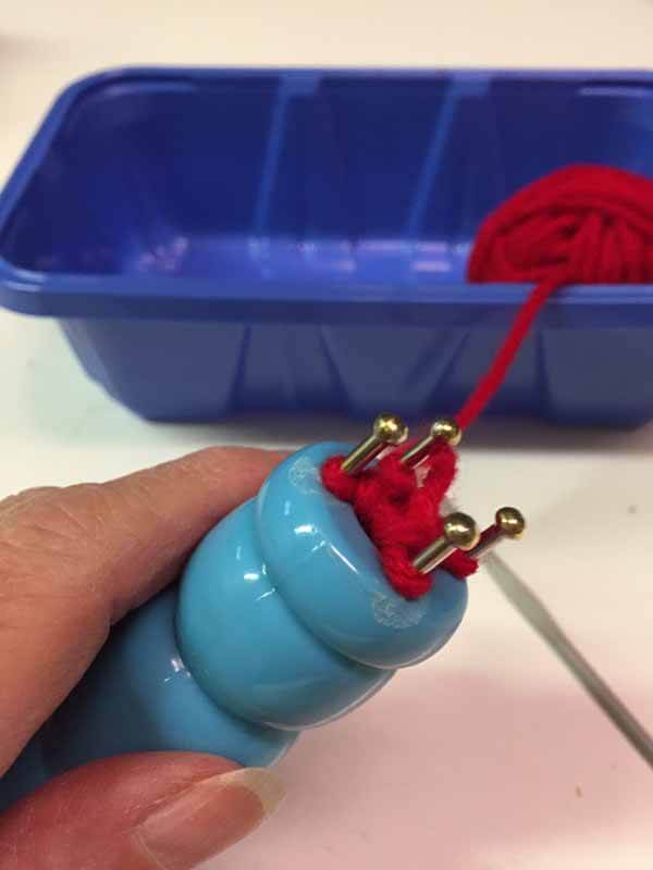 Spool Knitted Tree Garland - Knitting