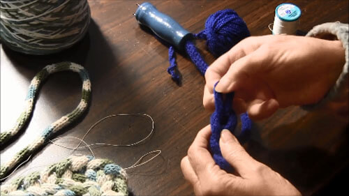 Spool Knit Rug Tutorial - Make Longer Braid