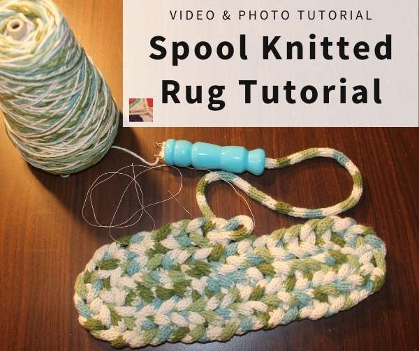 How to make a Spool Knitted Rug