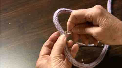 Spool Knitted Flower