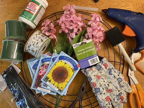 Spring Wreath Supplies
