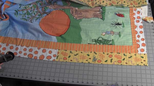 Square up a Quilt Side Trimmed