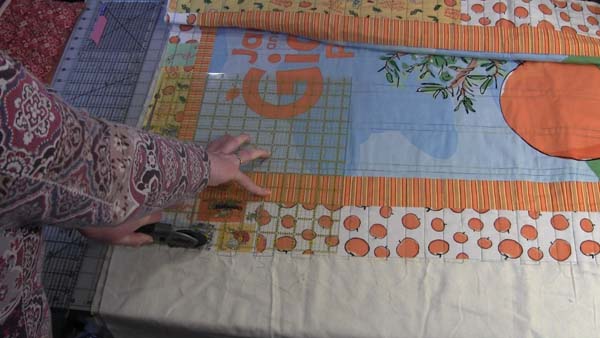 Square up a Quilt Trim Corner 2