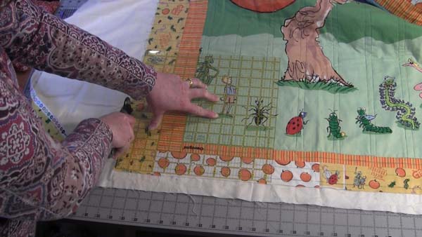 Square up a Quilt Trim Corner 3