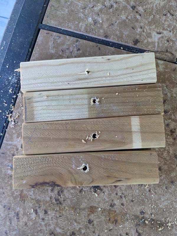 Squirrel Proof Cover Update Toggles with Holes Drilled