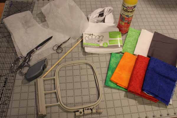 St Patricks Day Mini Tote Tutorial - Supplies