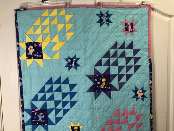 Star Quilt Top Half Of Quilt