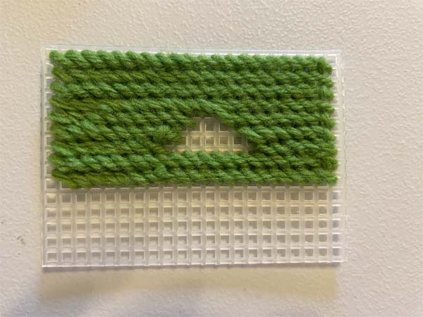 Start Yarn 11 Back of work