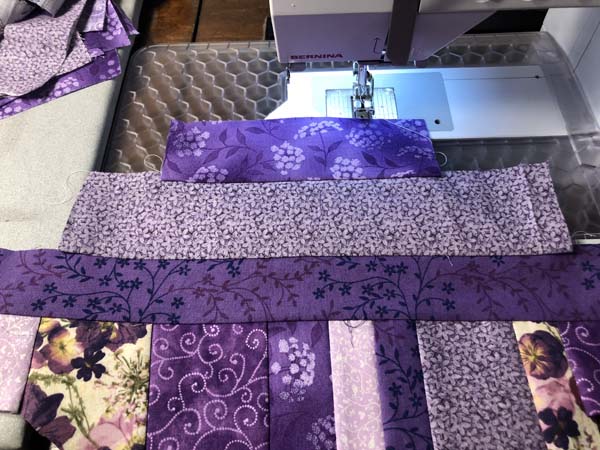 String Pieced Bowl Cozy 14 Finished Top