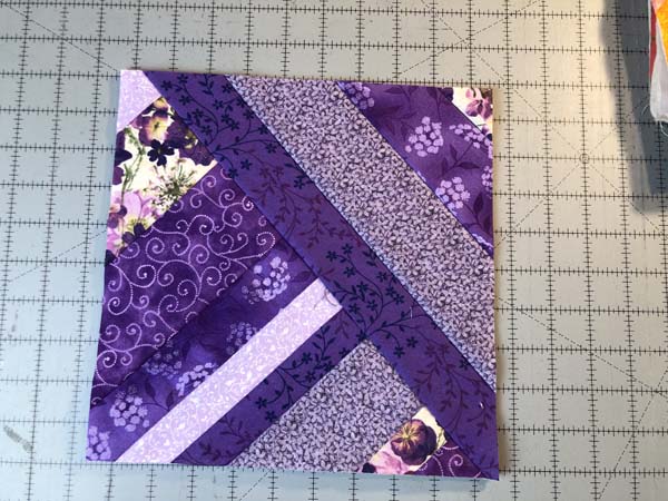 String Pieced Bowl Cozy 16 Top Trimmed