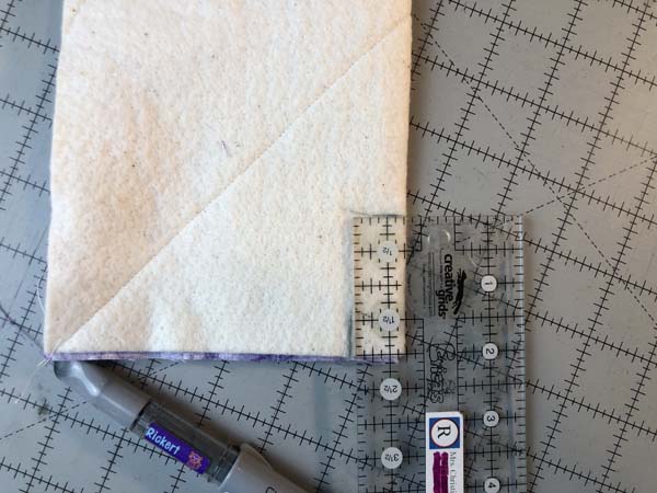 String Pieced Bowl Cozy 18 Measure Darts