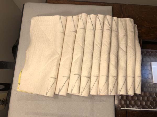 String Pieced Bowl Cozy 22 Darts Ready To Sew