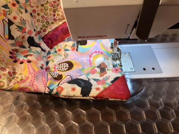 String Pieced Bowl Cozy 31 Sew Close to Edge