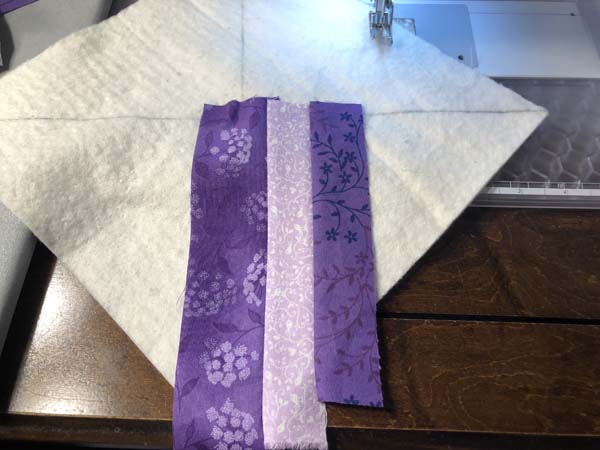 String Pieced Bowl Cozy 6 Iron Strip