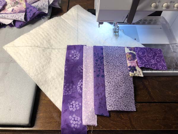 String Pieced Bowl Cozy 7 Quarter Finished