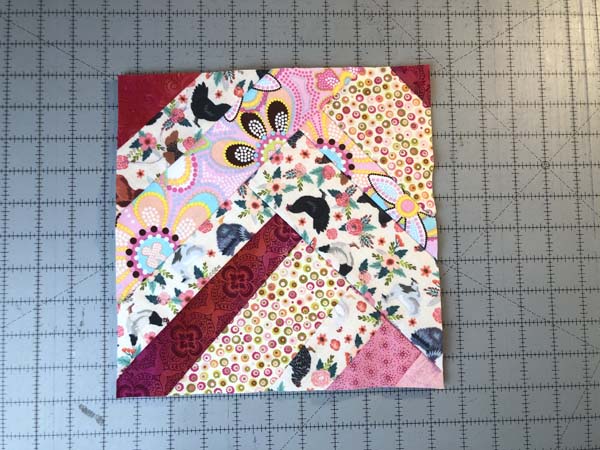 String Pieced Bowl Cozy Top 3 Direction