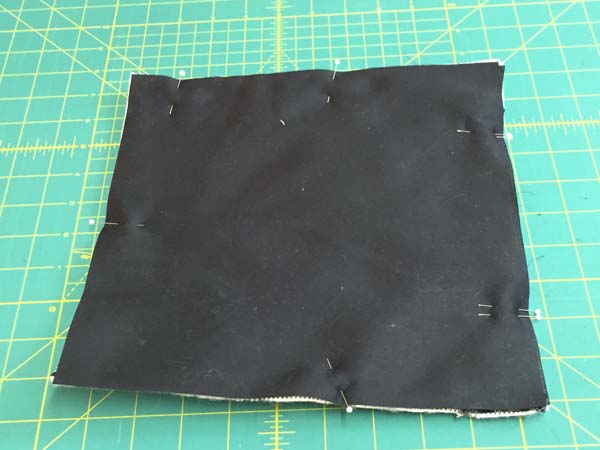 String Pieced Potholder Pin Backing