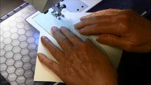 String Piecing Tutorial - sew strip