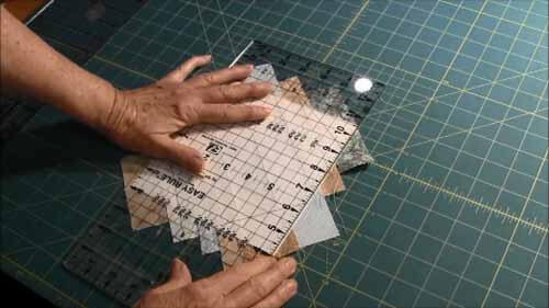 String Piecing Tutorial - trim block
