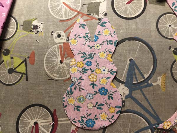 Stuffed Bunny Fabrics Cut Out