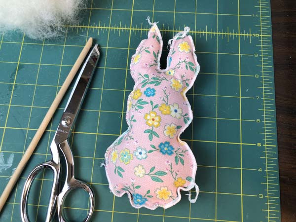 Stuffed Bunny Serger Bunny Completed