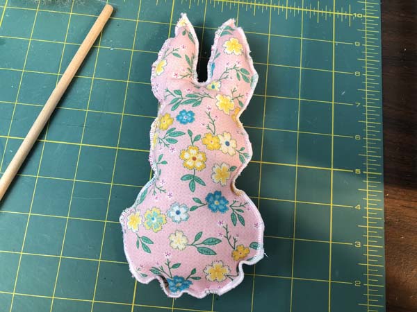 Stuffed Bunny Serger Ready to Decorate