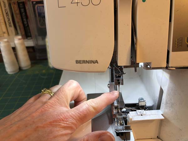 Stuffed Bunny Serger Remove Left Needle