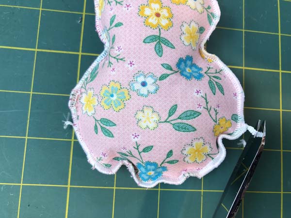 Stuffed Bunny Serger Trim Threads