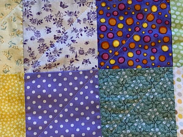 Sweet Dreams Baby Quilt Close Up Block Quilting