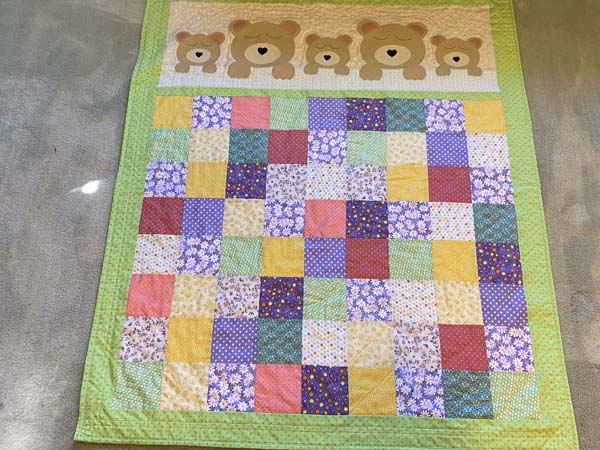 Sweet Dreams Baby Quilt Completed