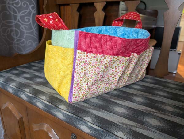 Sweet Pea Fabric Boxes 17 Other side box