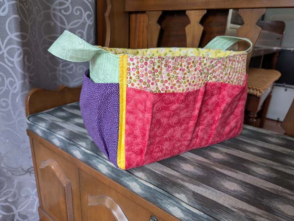 Sweet Pea Fabric Boxes 18 other side box