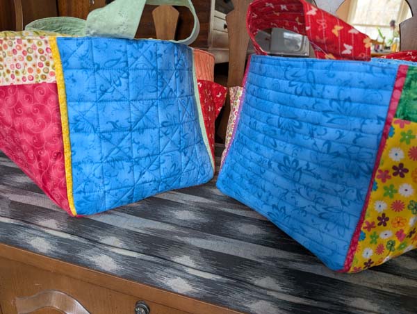 Sweet Pea Fabric Boxes 19 Plain Ends of box