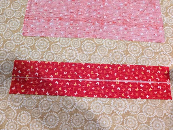 Sweet Pea Fabric Boxes 5 Handles Folded to Center