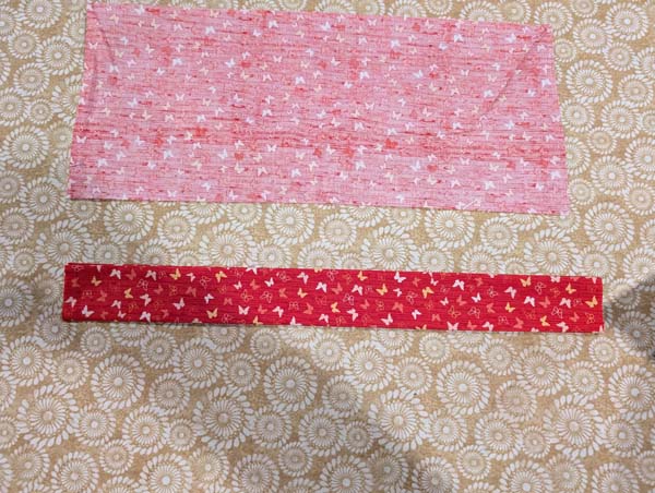 Sweet Pea Fabric Boxes 6 Handles Foled in Half