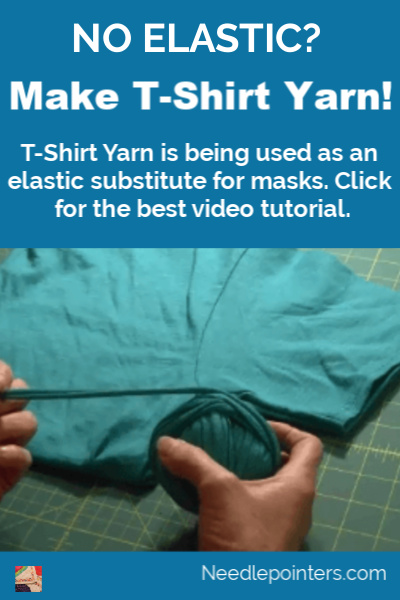 T-Shirt Yarn is a elastic substitute for mask making.