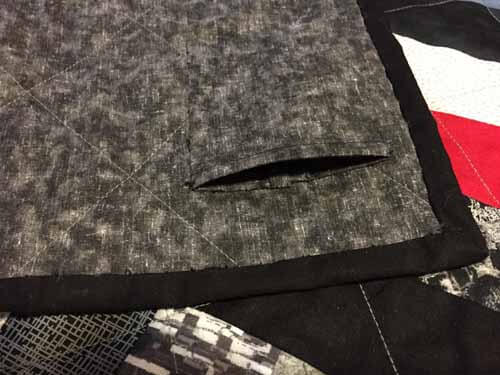 T-Shirt Quilt Binding & Label