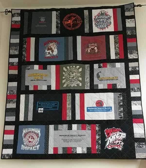 T-Shirt Quilt Binding & Label