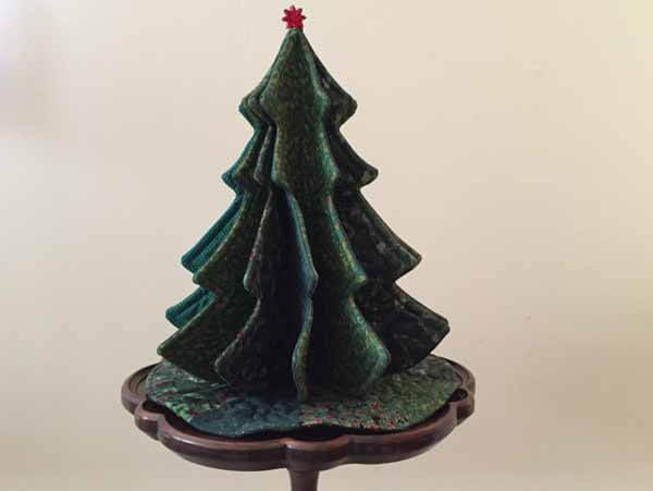 Tabletop Tannenbaum Tree - Completed on Table