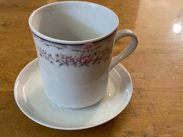 Teacup Planter Glued Together