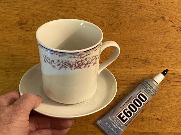 Teacup Planter Let Dry